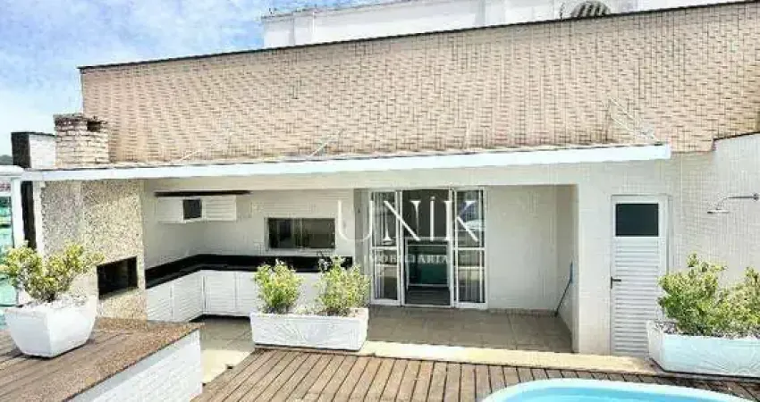 Excelente cobertura vista mar 4 quartos 2 suites 3 vagas piscina e churrasqueira na primeira quadra da praia de icaraí!!