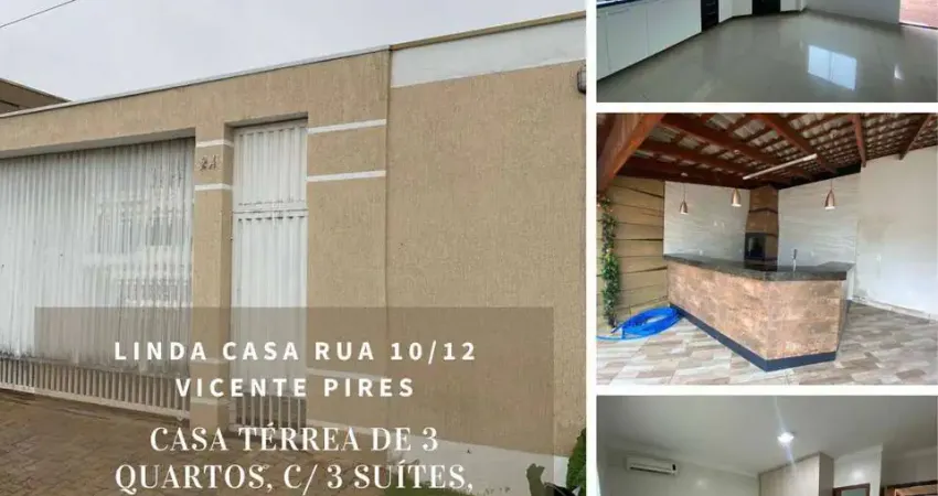 Excelente casa na Rua 12/10, melhor rua de Vicente Pires