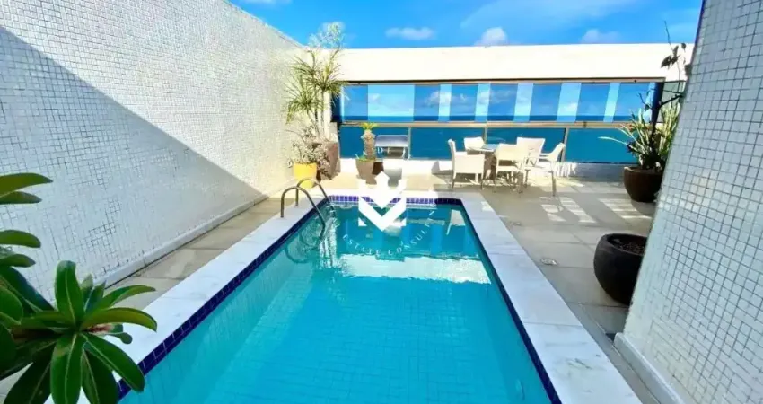 Apartamento na Avenida Boa Viagem, andar alto e piscina privativa! Sendo 4 quartos (2 suítes)!