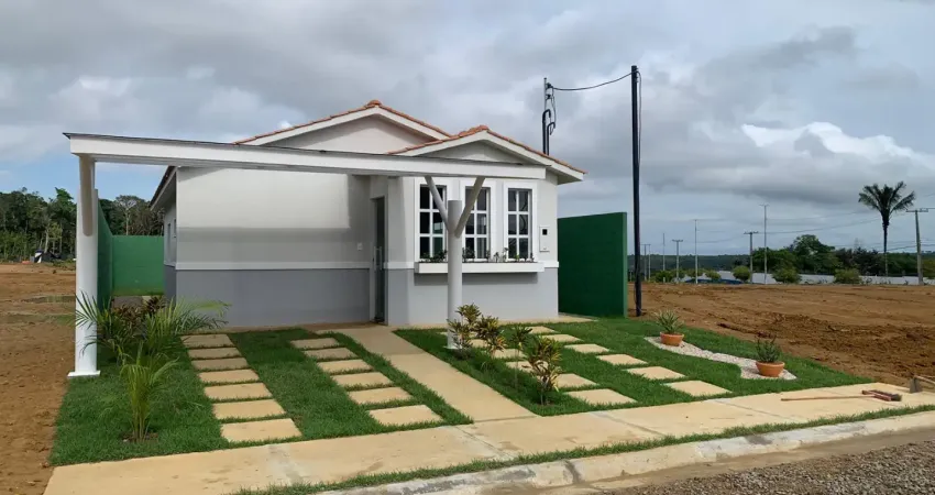 Casa de 3 quartos / ponta negra / entrada de r$ 32.000 - caixa econômica