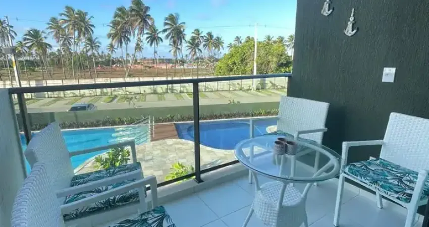 Apartamento com 60 m² mobiliado no Mana Beach Experience com 2 quartos sendo 1 suíte e 2 vagas em Muro Alto Porto de Galinhas