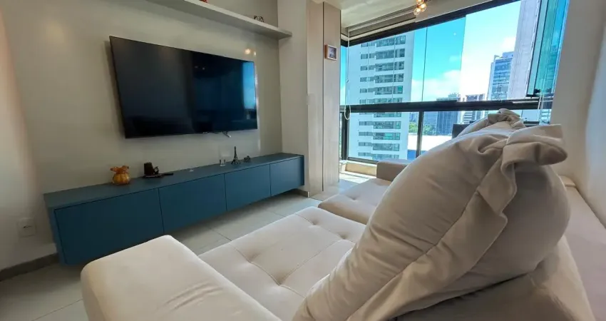 Alugo apartamento 2 quartos mobiliado em boa viagem - recife