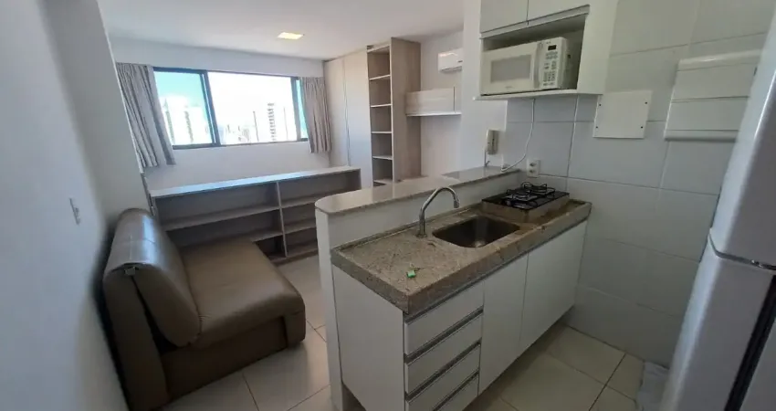 Alugo apartamento mobiliado de 1 quarto em boa viagem - recife