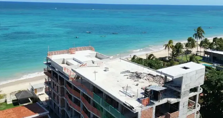 Apartamento beira mar, frente mar na praia de tamandaré | em obras