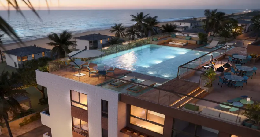 Praia dos carneiros a 80 m do mar: flats modernos a partir de 22 m²