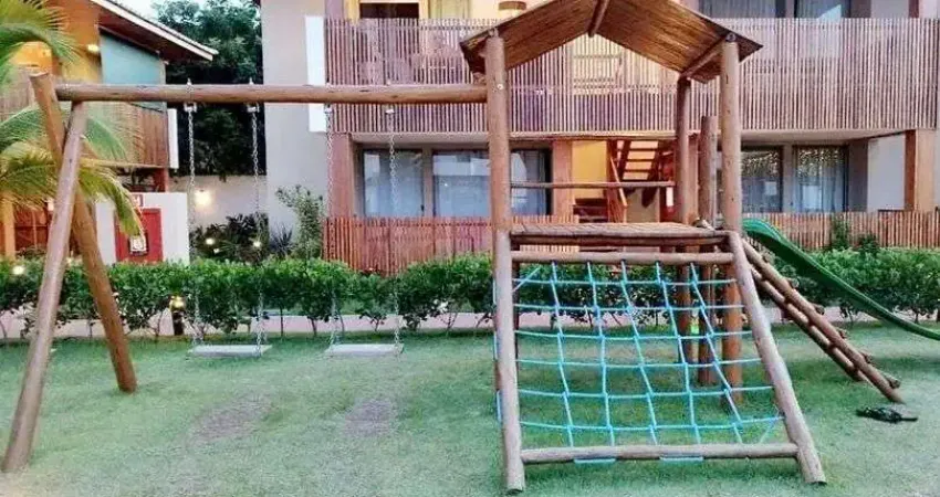 Apartamento para venda possui 65 metros quadrados com 2 suítes, Porteira Fechada em Itacimirim