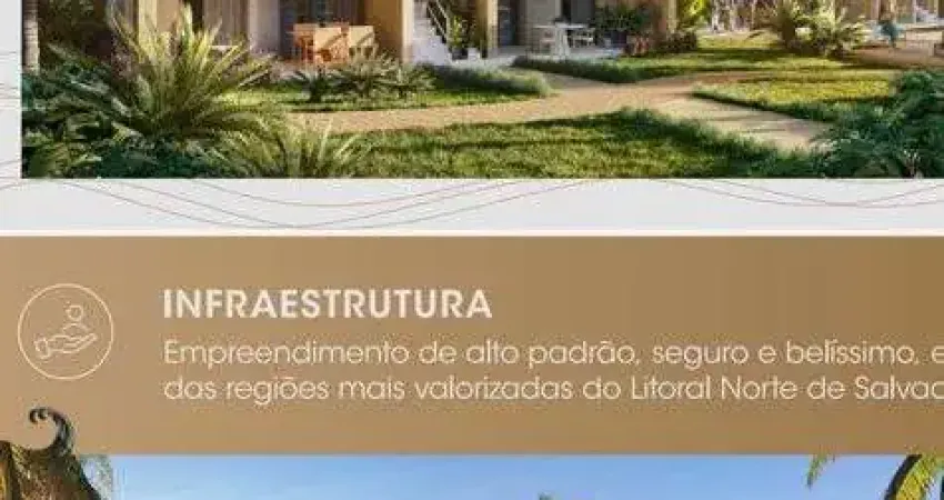 Apartamento para venda possui 69 metros quadrados com 2 suítes em Itacimirim