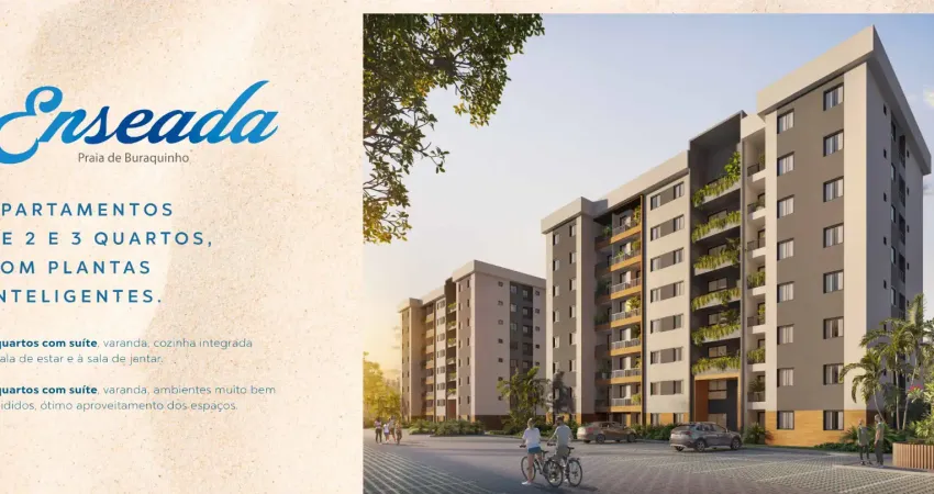 Lindo apartamento à venda na praia de buraquinho/ lauro de freitas - próximo a praia