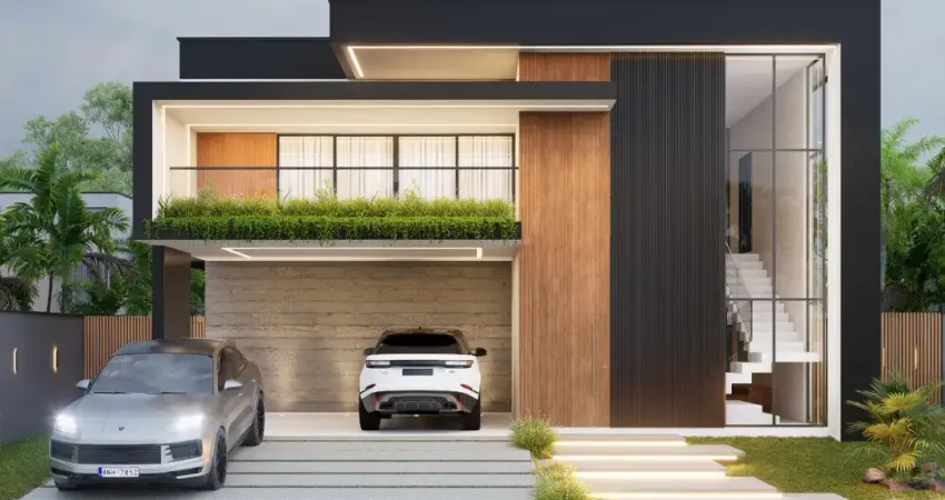 Linda casa à venda alphaville litoral norte 3 arquitetura exclusividade