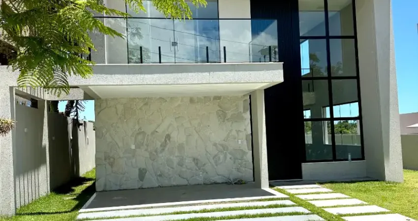 Casa à venda em alphaville litoral norte 2 –  4 suítes - alto padrão, amplitude e sofisticação