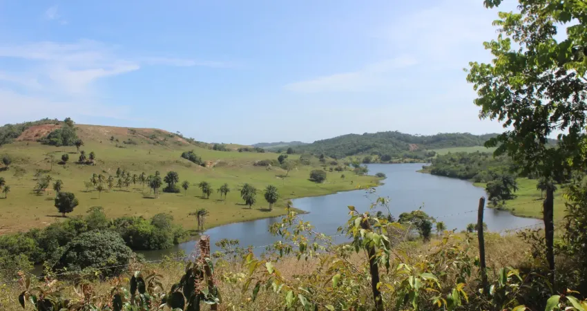 Sítio beira barragem, em fazenda quebra coco , mata de são joão. com paisagem aberta, mata preservada