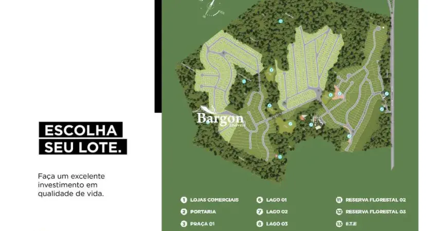 Lote a partir de 360m² a venda no condomínio reserva ecoville em matias barbosa - mg