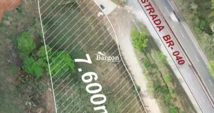 Terreno com 7.600 m² a venda na BR040 em Matias Barbosa - MG