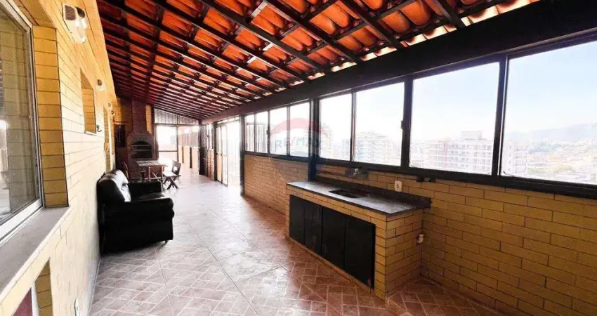 Cobertura Espetacular de 173m² , 4 quartos com vista panorâmica no Meier