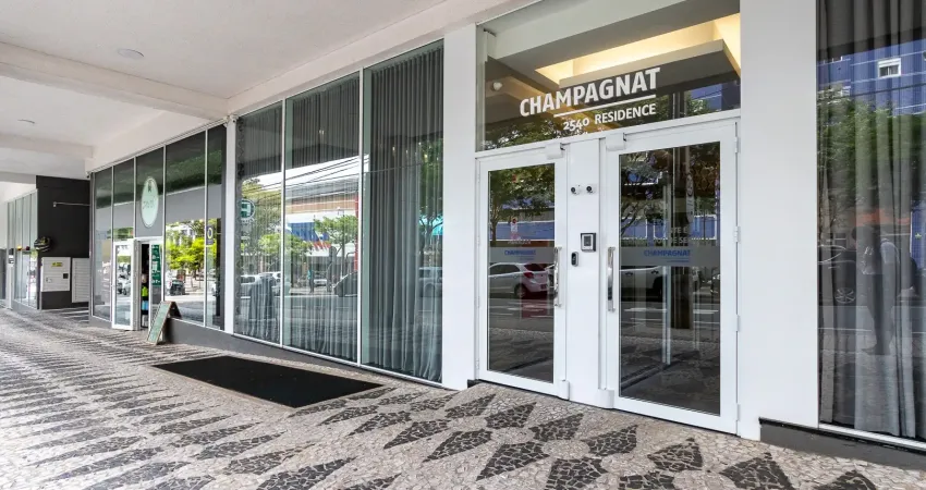 Studio semimobiliado com sacada e churrasqueira para alugar no Bigorrilho