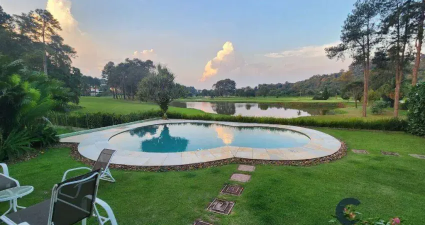 Mansão porteira fechada com 4 suítes master, closet, vista, gourmet, 724m²