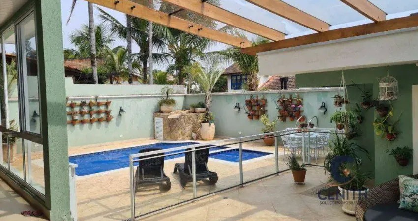 Incrível! gourmet, jardim, piscina, living integrado, 4 suítes, 545 m²!