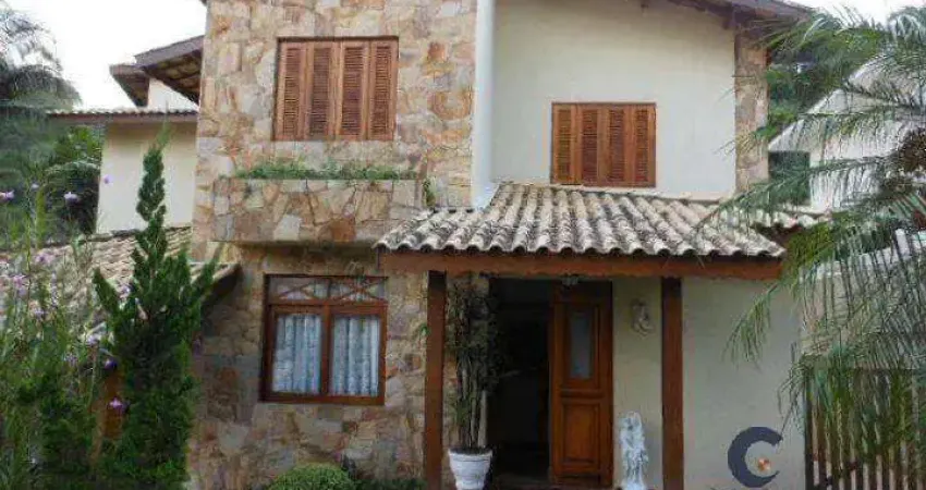 Casa rústica com 4 dormitórios à venda, 300 m² por r$ 980.000,00