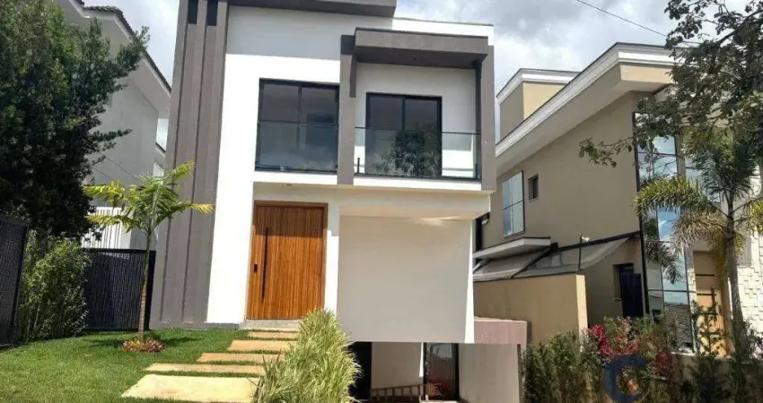 Casa de alto padrão na granja viana em condomínio fechado com 3 suítes