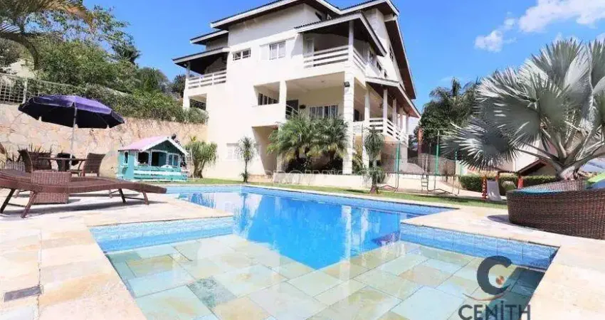 Casa com 5 suítes no desejado condomínio são paulo ii - granja viana