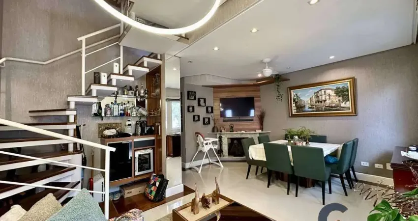 Sobrado 3dorms/1ste, escritório, ar-condicionado, lareira - 130m2