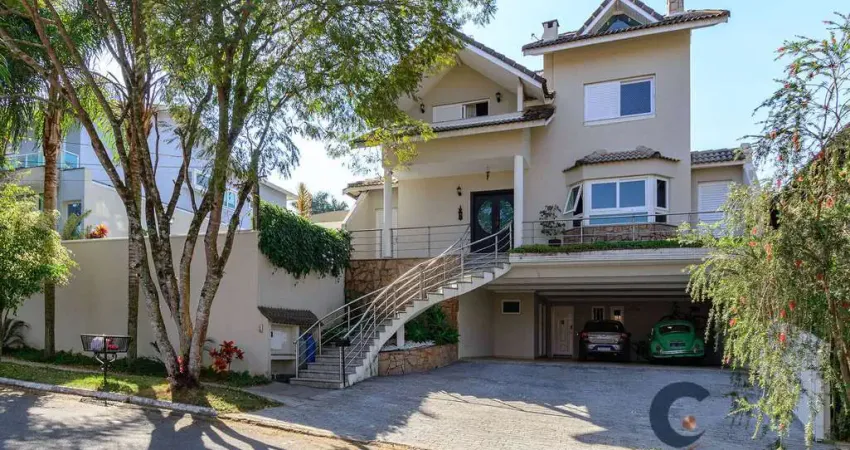 Casa com 4 suítes no condomínio são paulo ii - cotia, granja viana