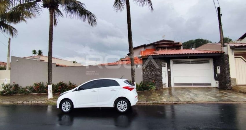 Casa de luxo no Residencial Samambaia, São Carlos: 5 dormitórios, piscina, churrasqueira e sauna!