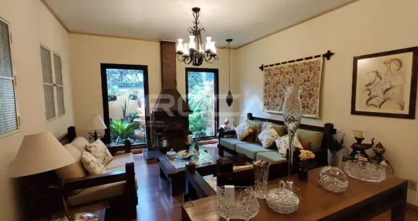 Casa comercial para alugar no centro de são carlos - 3 dormitórios, suíte, closet e 4 garagens cobertas