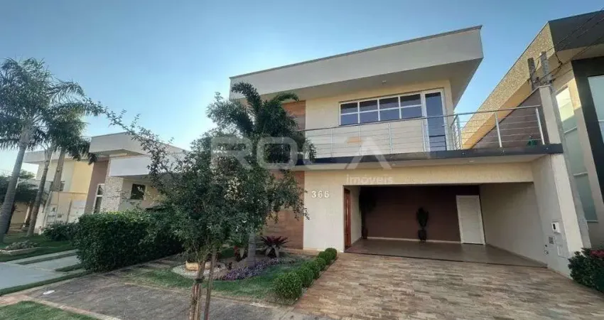 Sobrado de luxo em condomínio, 3 suítes - bairro quebec, são carlos