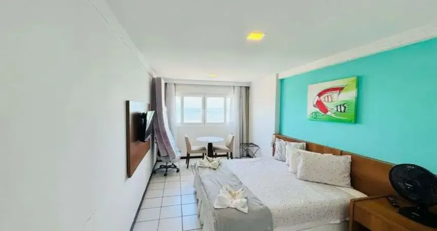 Excelente flat com vista mar em ponta negra disponível para venda!