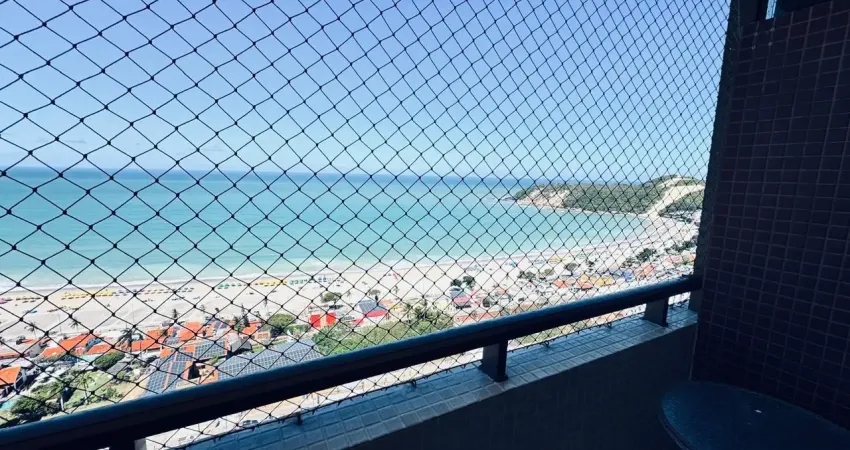 Apartamento mobiliado com vista mar em ponta negra 2/4 no maximum flat