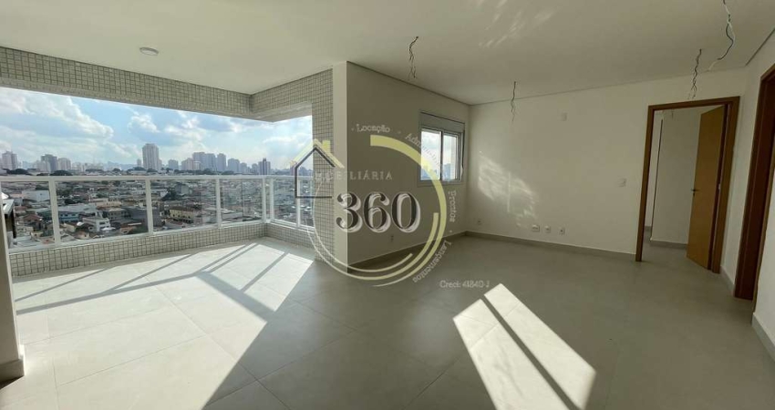 Apartamento novo com 2 suítes no Tatuapé em prédio com ótimo lazer e torre única
