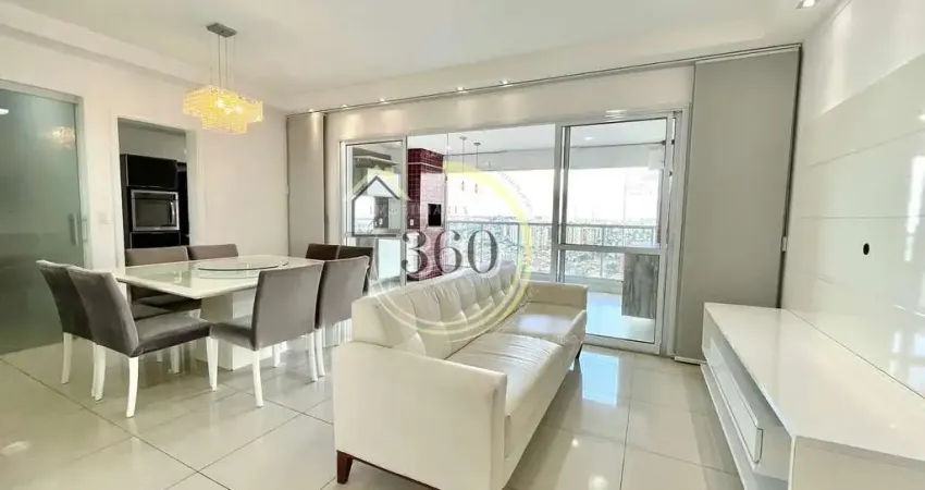 Apartamento para venda e locação no Tatuapé com 135m², 3 suítes e 3 vagas - São Paulo/SP
