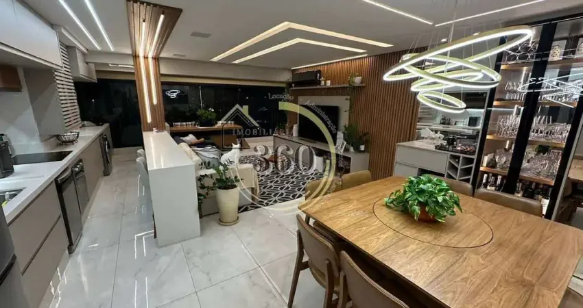 APARTAMENTO MOBILIADO A VENDA CONDOMÍNIO THE GARDENS RESERVA TATUAPÉ COM 3 SUÍTES E EM ANDAR ALTO