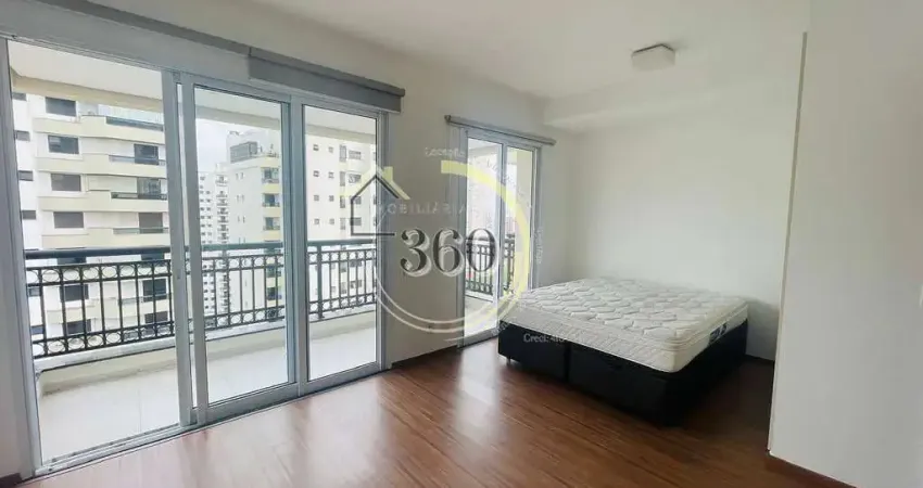 Apartamento mobiliado com 1 dormitório e 1 vaga para locação no Jardim Anália Franco