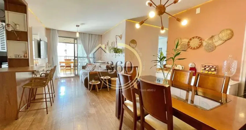 Apartamento para locação no Tatuapé em andar alto com 3 suítes e 2 vagas