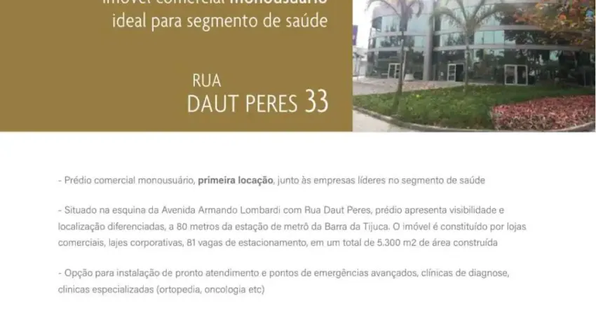 Sala comercial à venda na Avenida das Américas, Barra da Tijuca, Rio de Janeiro