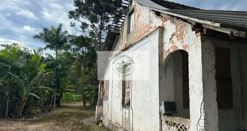 Sítio com 37.866 m², frente para o asfalto, com rio passando dentro, na estrada palmeiras