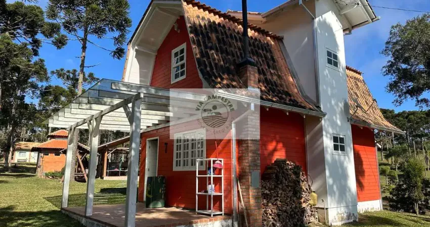 Sítio com 50.000 m², todo estruturado, com 2 chalés, salão para eventos, ranchos, lagos, aceita permuta