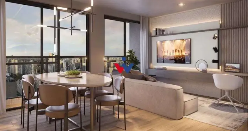 Apartamento com 1 dormitório à venda,41.15 m , centro, CURITIBA - PR