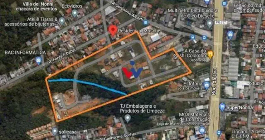 Terreno à venda, 280 m  por R  210.000,00 - Jardim São Marcos - Colombo PR