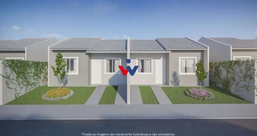 Casa com 2 dormitórios à venda,51.12 m , SAO JOSE DOS PINHAIS - PR