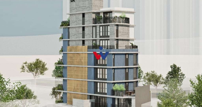 Studio no Água Verde por 398.413,66. 350m da Praça do Japão | Ideal para Investidor