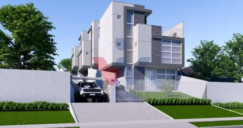 Sobrado Novo 3 Quartos no Xaxim Condomínio Fechado com Ático e Terraço