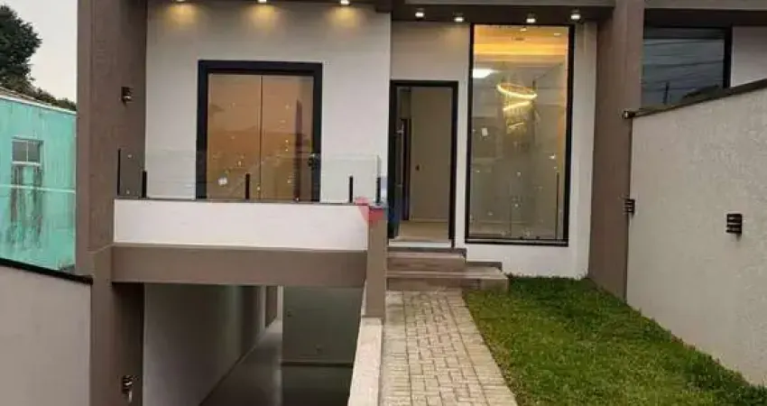 Sobrado moderno de 120 m com terreno amplo nos fundos – são marcos, são josé dos pinhais