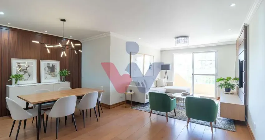 Apartamento de 100 m , ensolarado e desocupado no melhor do Água Verde, face oeste e ampla sacada.