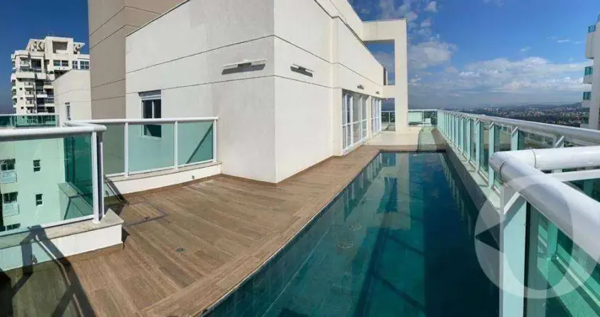 Cobertura com 4 dormitórios, 387 m² - venda por r$ 6.390.000,00 ou aluguel por r$ 70.550,00/mês - alphaville empresarial - barueri/sp