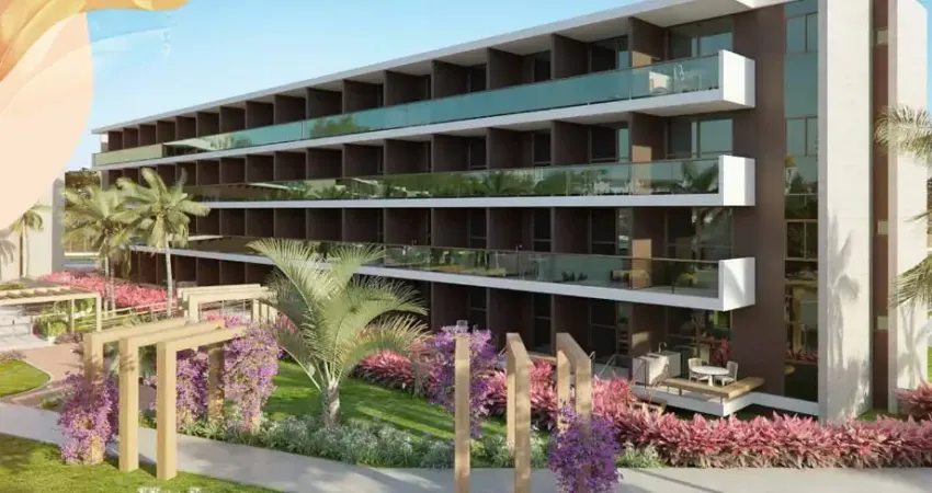Vendo flat terreo 32m2 no Beach Class Residence, na praia do Cupe