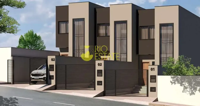 Casa NOVA 2 quartos (SUÍTES), 78m2, Bairro de Fátima -- Volta Redonda/RJ