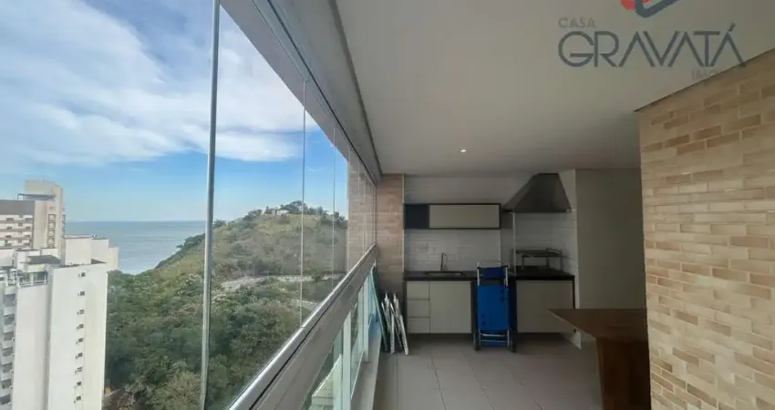 Astúrias  -  Guarujá. Pé na areia, com varanda goumert e lazer !!!!